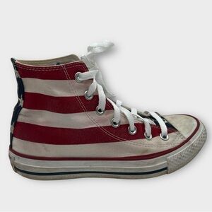 Converse All Stars Chuck Taylor’s Stars and Stripes Vintage Mens 5 Womens 7